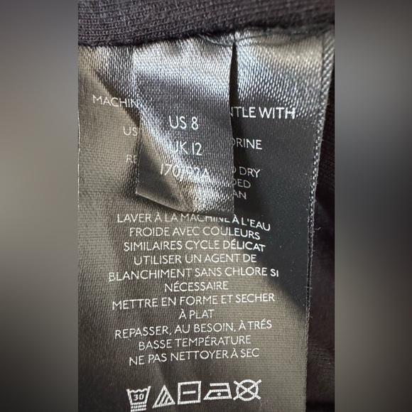 Anthropologie Maeve Knit Cut-Out Mini Dress Size 8 - Picture 15 of 16